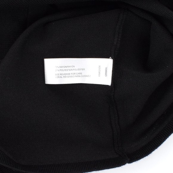 By Design Black Pullover with Grommet Trim L NWT - Picture 6 of 7